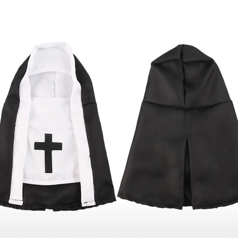 {NEW} Funny Pet Nun Costume for Cats & Small Dogs